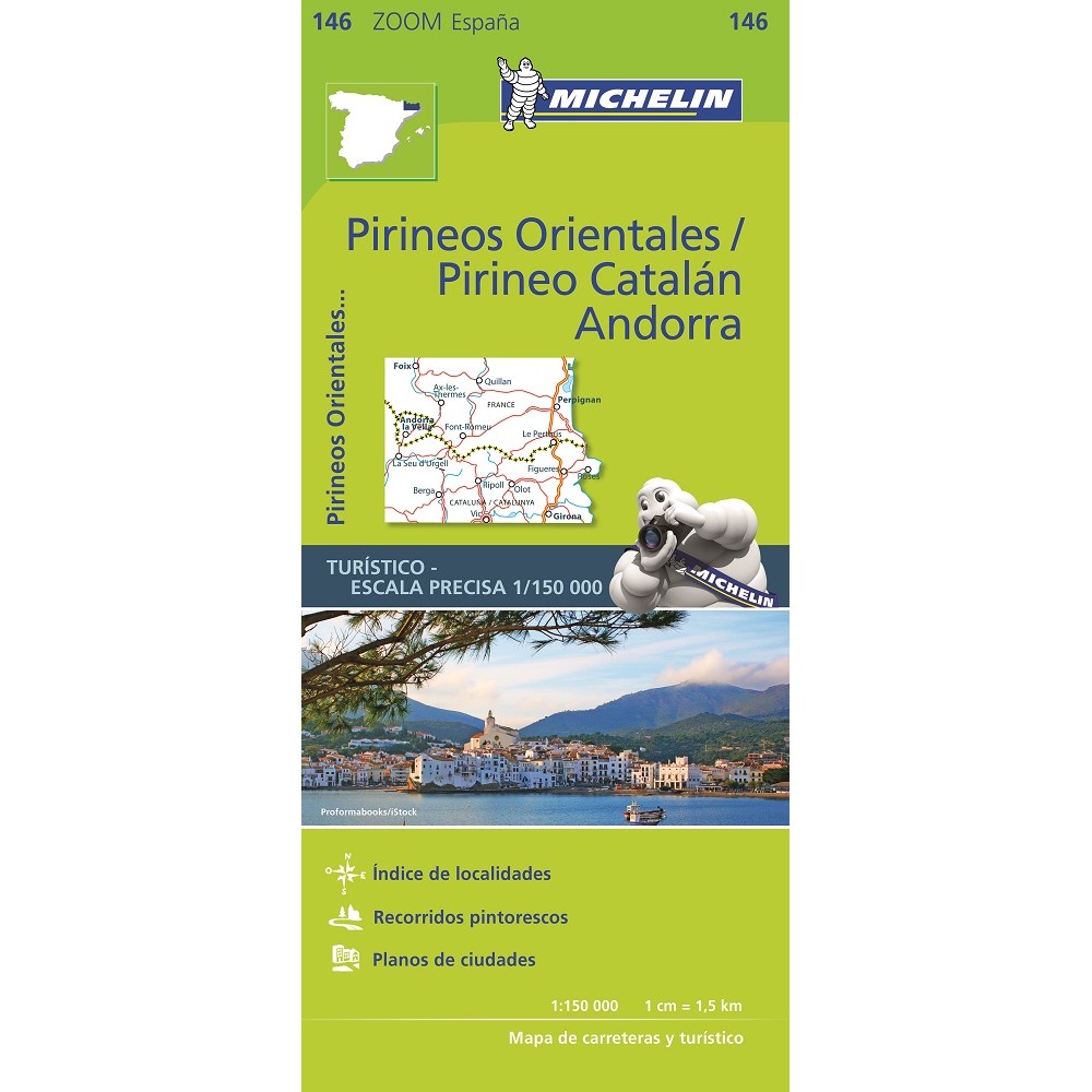 146 Pyreneerna östra Andorra Michelin